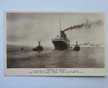 Genuine/Original RMS Titanic 'Farewell to Belfast Postcard