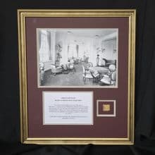 Genuine/Original RMS Titanic Reading & Writing Room Chair Fabric