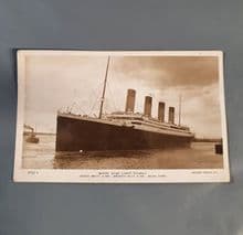 Genuine/Original White Star Liner Titanic Postcard