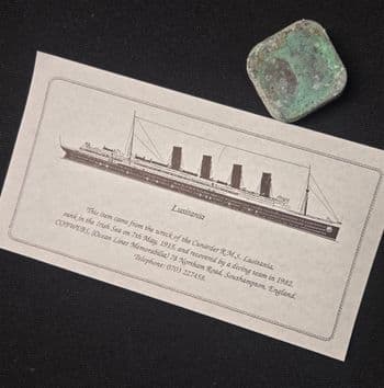 Lusitania - Wreck Recovered Watch Movement Case