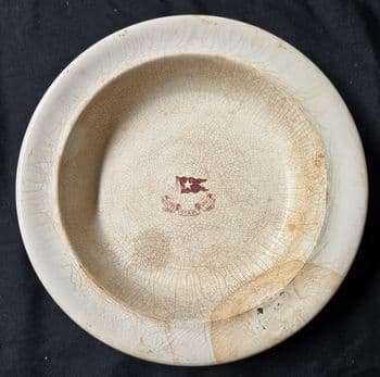 Original 3rd class bowl from  wreck of SS Arabic