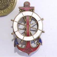 Original Early 1910's Souvenir Pin Badge