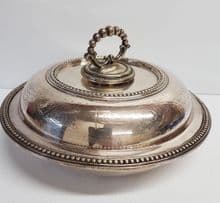 Original White Star Line Silver Serving Dish