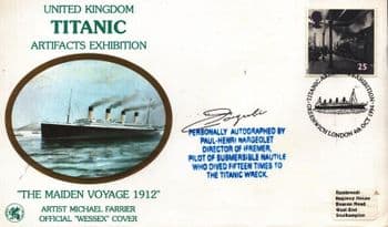 PH Nargeolet Signed 1st Day Cover