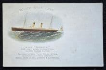 RARE RMS Majestic (I) Postcard