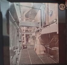 RMS Adriatic ('Big Four') Rare, Colourized Glass plate slide photograph