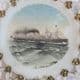 RMS Adriatic Souvenir Ribbon Plate