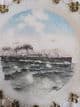 RMS Baltic Souvenir Ribbon Plate