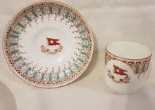 RMS Olympic 1911 1st Class Demitasse (Coffee) Cup & Saucer