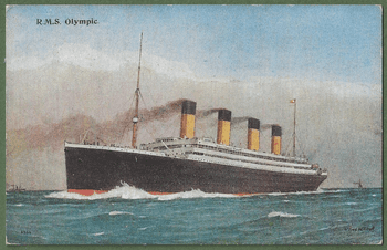 RMS Olympic 1911 - Rare J Salmon Postcard