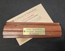 RMS OLYMPIC , 1ST CLASS MOULDING 5