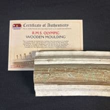 RMS OLYMPIC, 1ST class smoking room, ceiling moulding