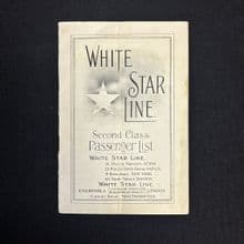 RMS OLYMPIC 2nd Class Passenger List