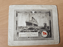 RMS Olympic, A La Carte Restuarant Card, c1913