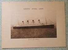 RMS OLYMPIC abstract of log, Feb 26th 1926