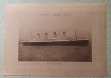 RMS Olympic abstract of log June 16th 1921