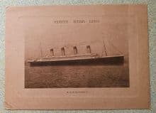 RMS Olympic abstract of log September 13th 1922