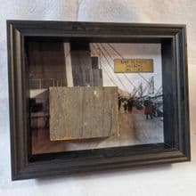 RMS Olympic - Original 1911 Decking Framed Presentation