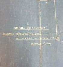 RMS Olympic, original repair plan, 1925