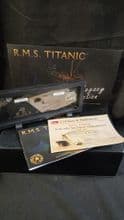 RMS TITANIC, ORIGINAL BOLLARD  & BIG PIECE  LEGACY SET  78/250