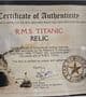 RMS TITANIC ORIGINAL RELIC FROM THE WRECK OF TITANIC !