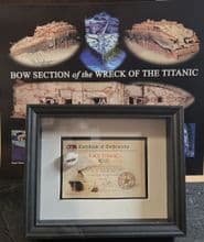 RMS TITANIC ORIGINAL RELIC FROM THE WRECK OF TITANIC !