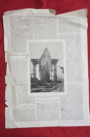 S.S OCEANIC, 1899 PUBLICATION
