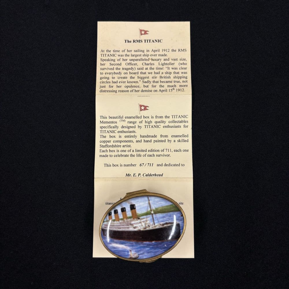 Emolene Box Small Enamel box