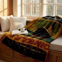 Titanic Graphic Blanket/Throw