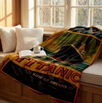 Titanic Graphic Blanket/Throw