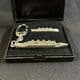 Titanic Handcrafted Solid Pewter Pin Badge and Keyring