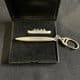 Titanic Handcrafted Solid Pewter Pin Badge and Keyring