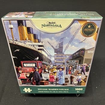Titanic Maiden Voyage  1000 Piece Jigsaw Puzzle (Kevin Walsh, Nostalgia Collection)