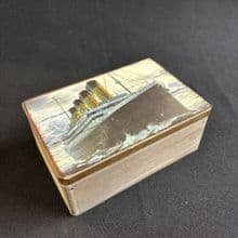 Titanic Trinket Box Wooden