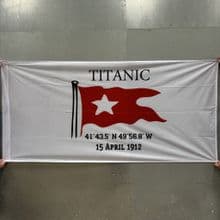 Titanic Wreck Coordinates Flag