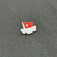 White Star Line Pin Badge with Yellow Gold Outline