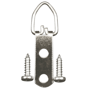 2 Hole Heavy Duty Picture Hangers x 50 with screws | RRP: £6.34