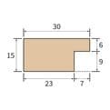 Black  Picture Frames 30x15mm - Bulk Buy