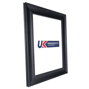 Black Grain 57x 23mm Shaped Profile Frames