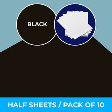 Black Mountboard - Pack of 10 - 810 x 599mm (32 x 24 inches)