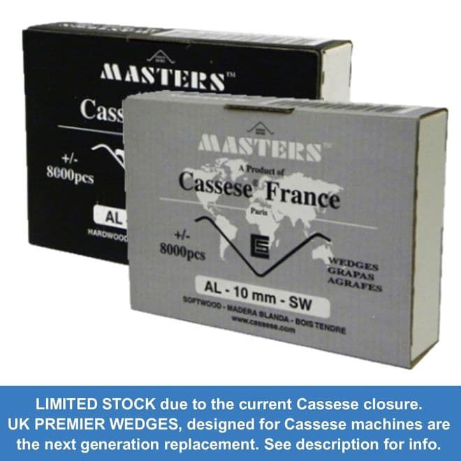 Cassese Masters AL Wedges 8000 per box Soft/Hard/MDF UK Framing Supplies