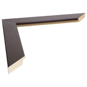 Flat Dark Brown MDF Moulding: 15mm x 38mm - 4 x ONE METRE lengths