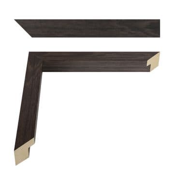 Flat Dark Brown MDF Moulding: 20mm x 25mm - 4 x ONE METRE lengths