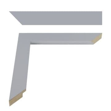 Flat Light Grey MDF Moulding: 30mm x 15mm - 4 x ONE METRE lengths