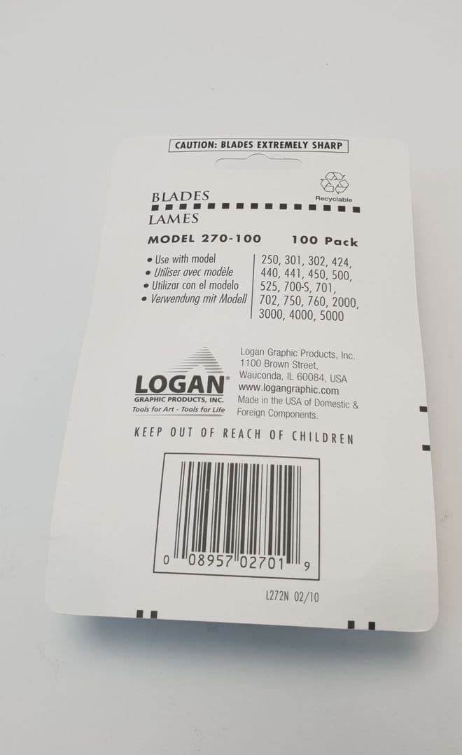 Logan 270100 Blades pack of 100