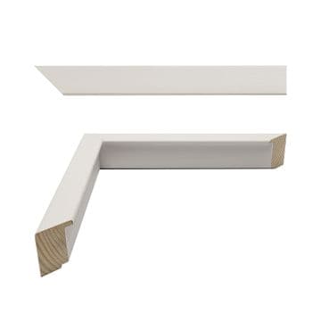 Off White Moulding: 22mm x 35mm - 4 x ONE METRE Lengths