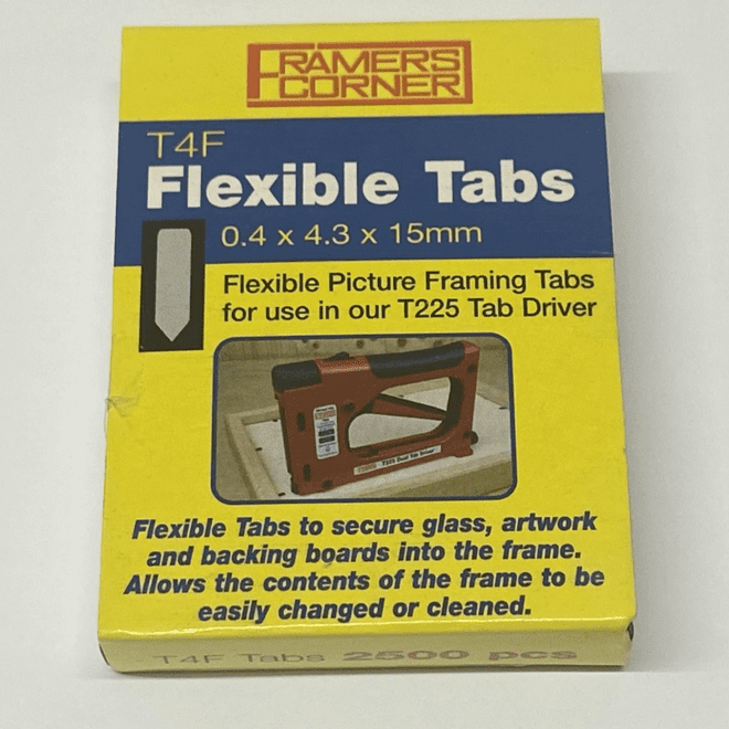 T4F Flex tabs for T225 Manual tab tool pack of 2500