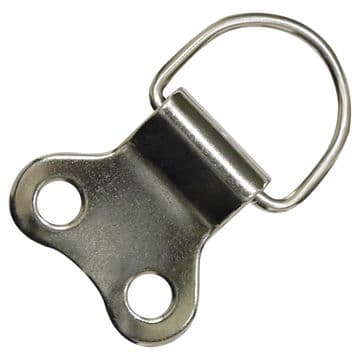 UK Premier Double D Rings - nickel plated