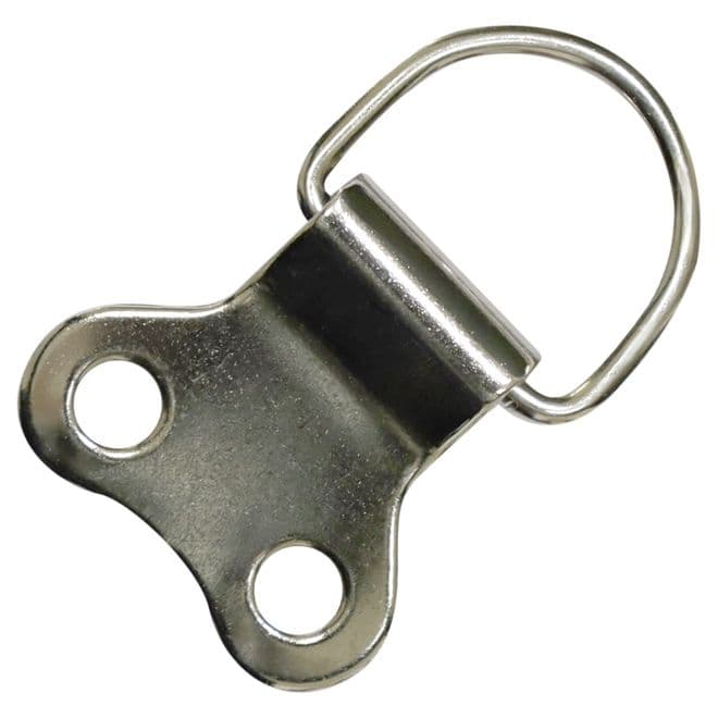 UK Premier Double D Rings - nickel plated