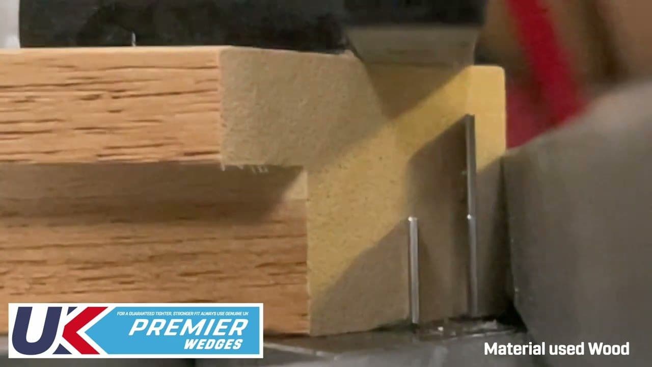 UK Premier UNI Framing Wedges/V-Nails - 10mm Hardwood / MDF